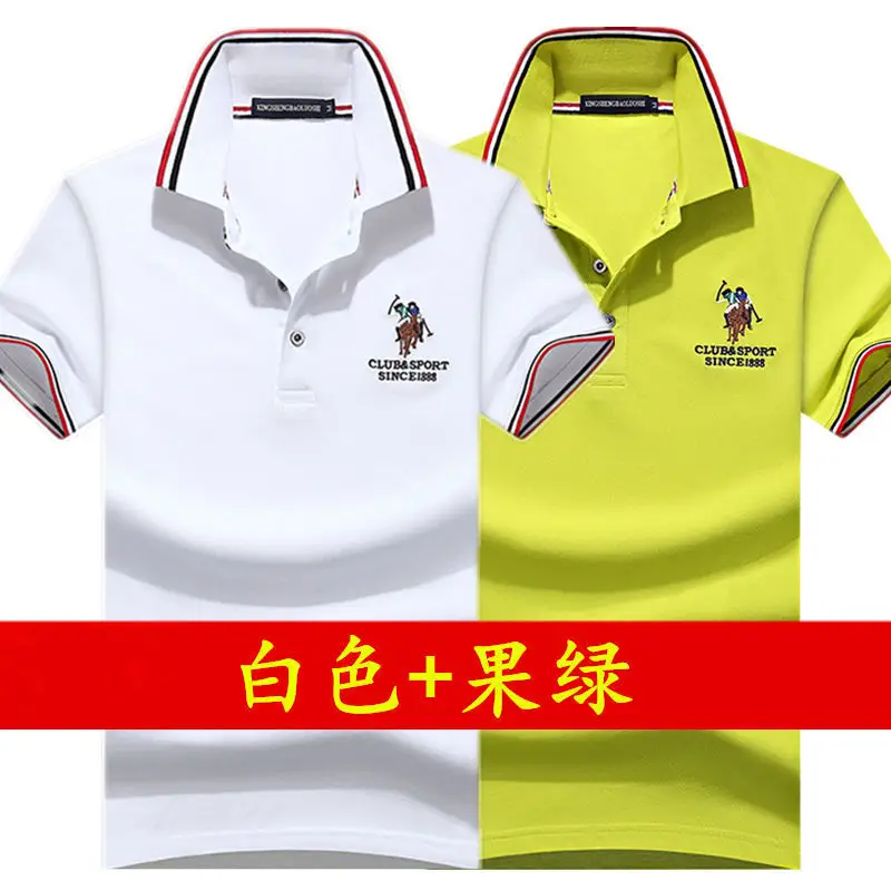 Men Polo Shirt Blue Grey Large Half Sleeve Embroidered