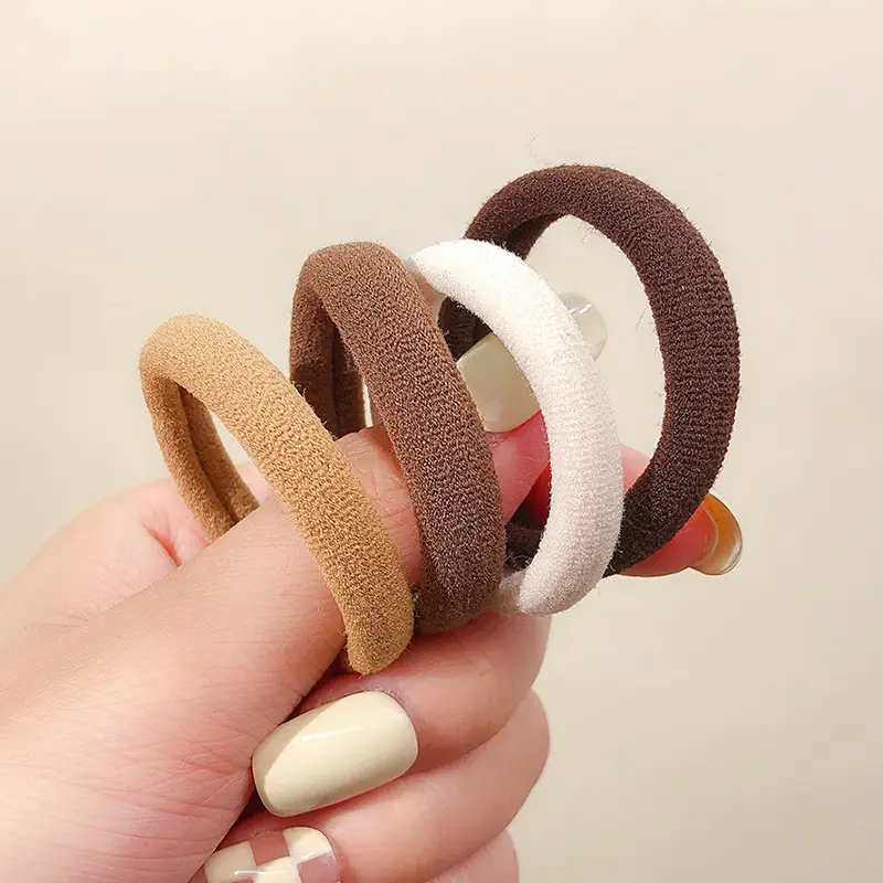 20 Pcs High Elastic Hair Ring Tie Towel Ball Head Hair Accessory - Image 9