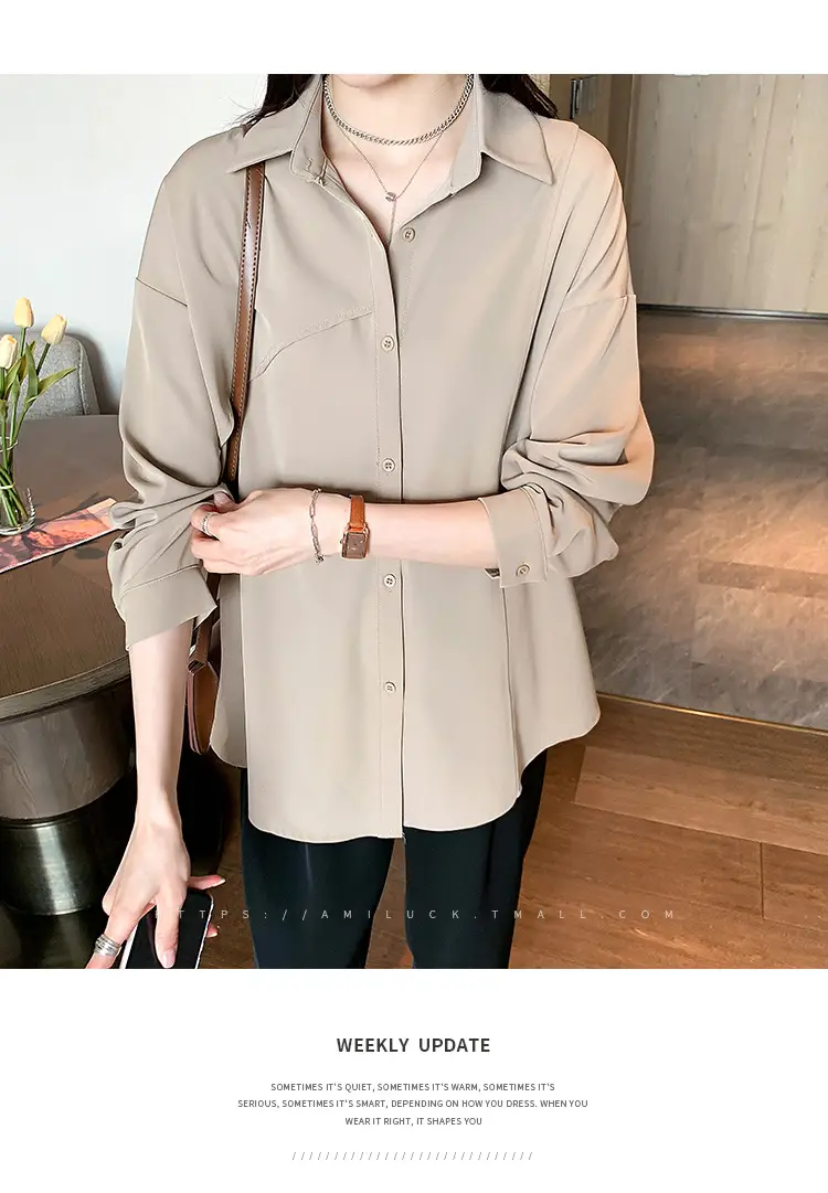 Women French Style White Blouse Top 2025 Spring — feature 12