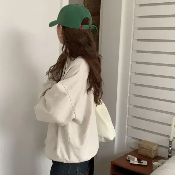Women Washed Retro Letter Peaked Cap 2022 K-Style Green Baseball Cap - Image 8