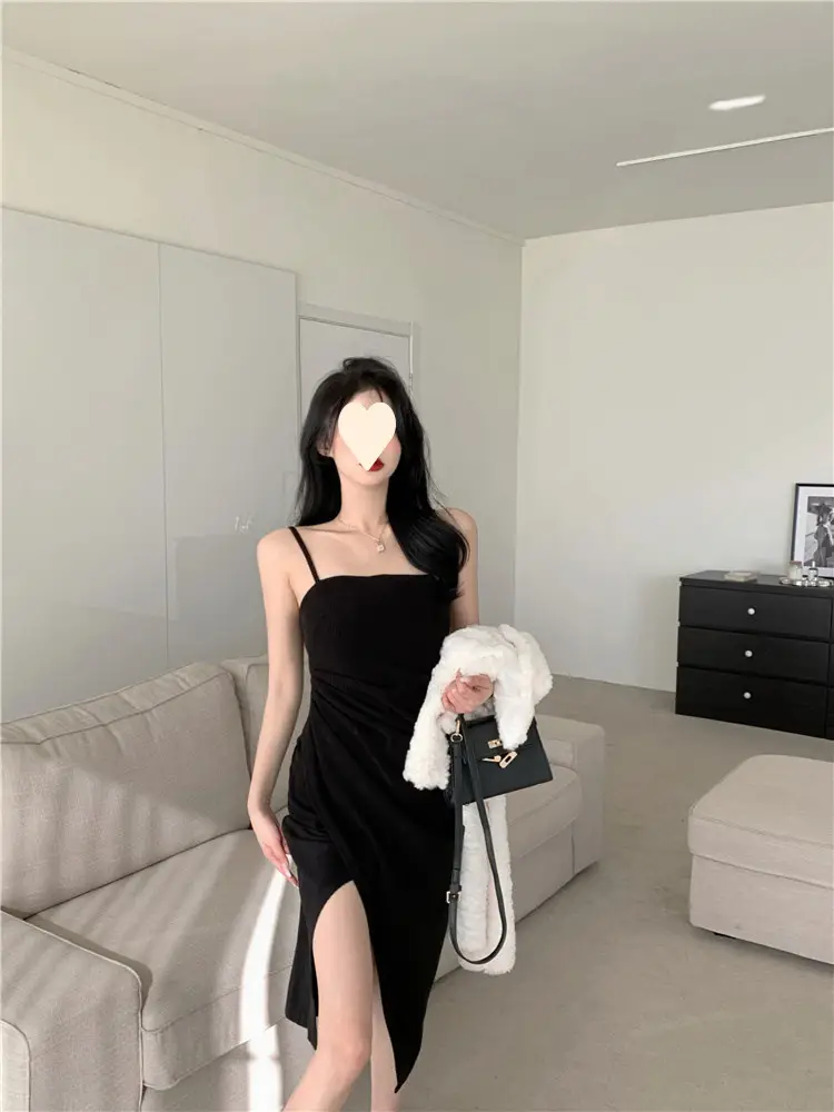 Black Slip Dress Women Spring Summer 2025 — feature 12