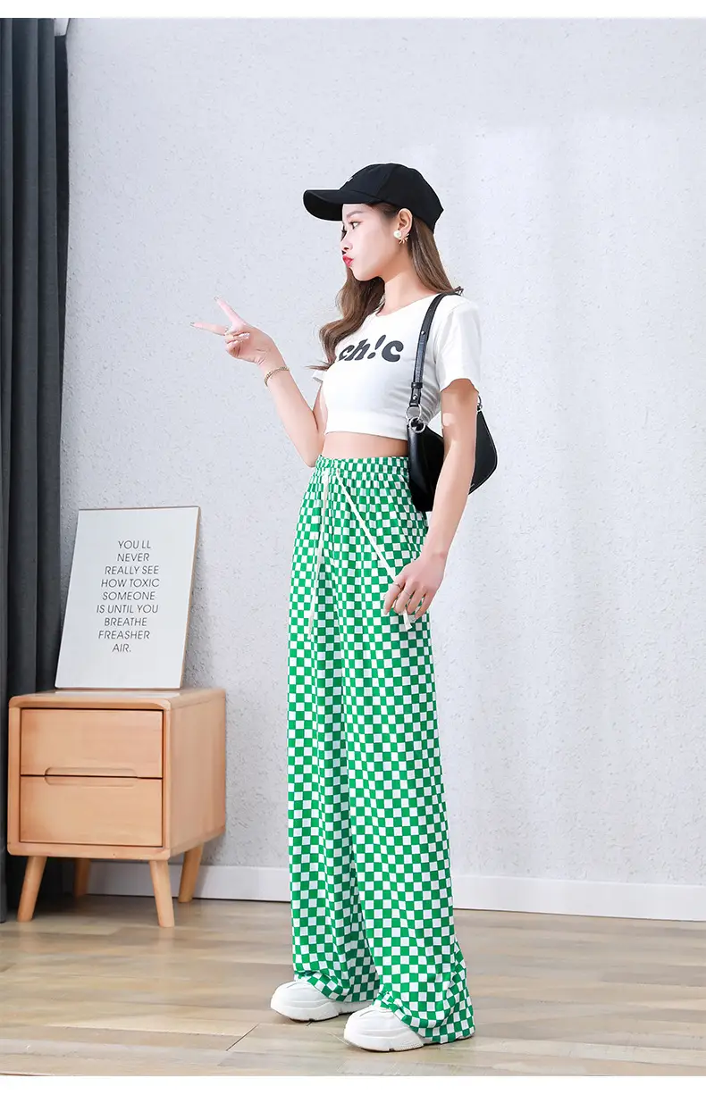 Women Anti-Mosquito Pants Wide Leg Slim Cool Summer — feature 12