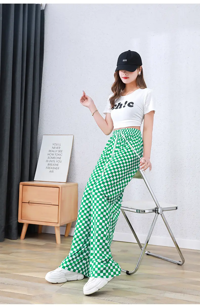 Women Anti-Mosquito Pants Wide Leg Slim Cool Summer — feature 13