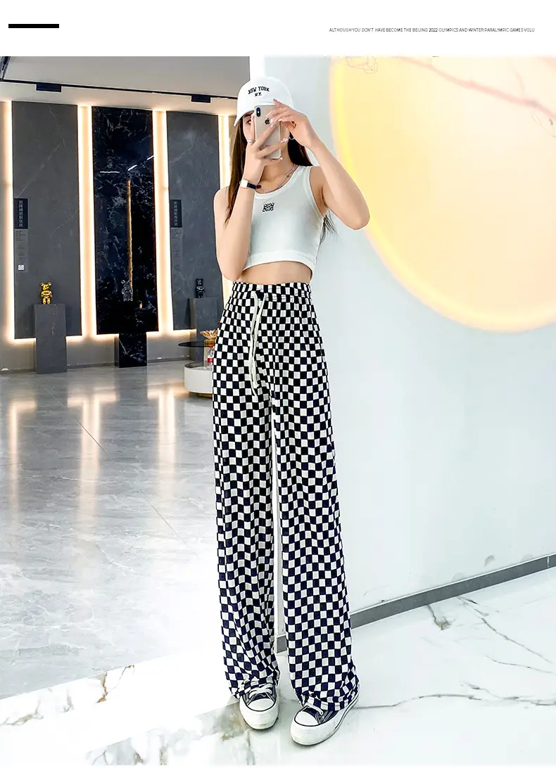 Women Anti-Mosquito Pants Wide Leg Slim Cool Summer — feature 6