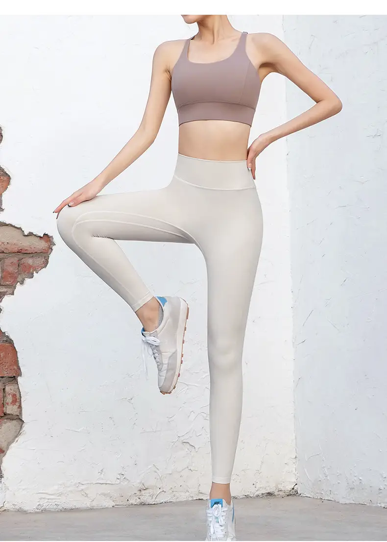 Grey Slim Fit Yoga Pants High Waist Sports Fitness Women — feature 10