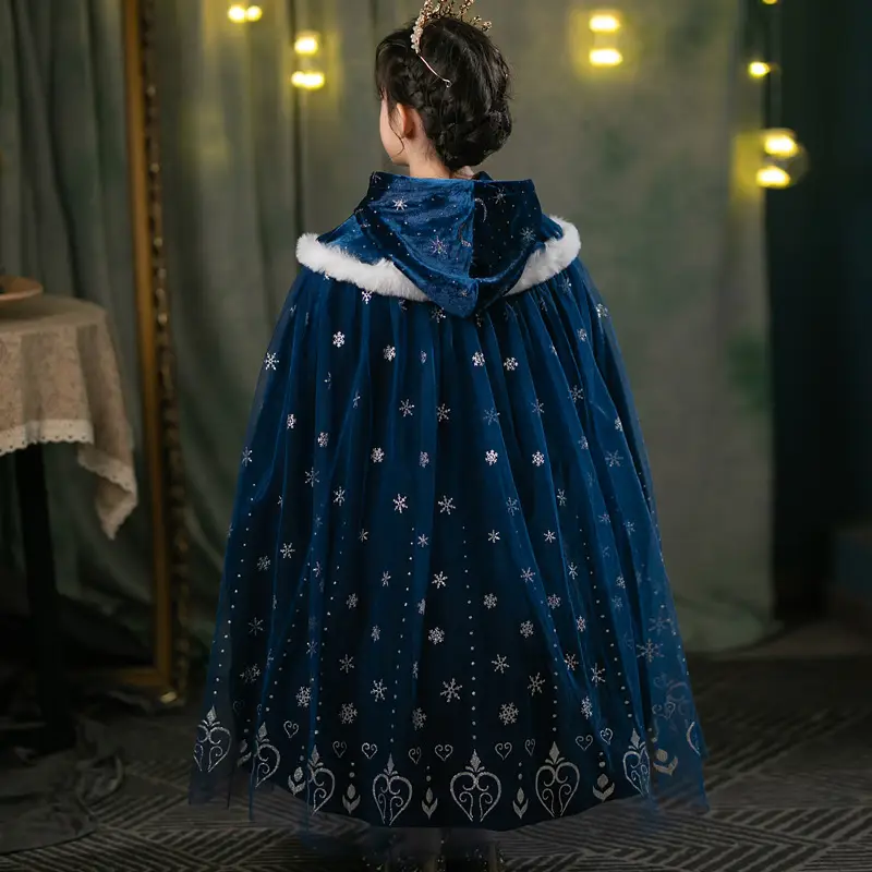 Korean Velvet Princess Dress for Girls 3-6 Years - Image 12