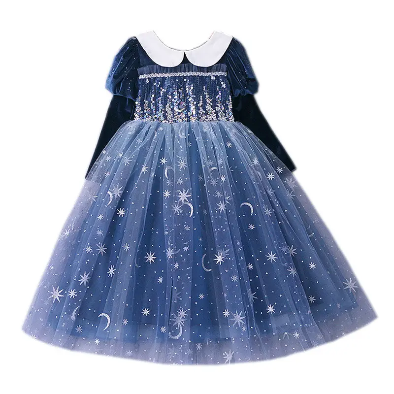 Korean Velvet Princess Dress for Girls 3-6 Years - Image 15