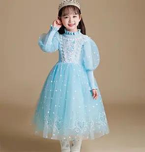 Korean Velvet Princess Dress for Girls 3-6 Years — feature 8
