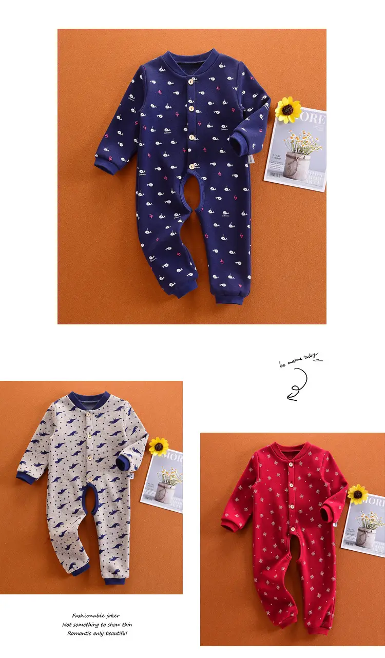 Baby's Yellow Rocket Print Jumpsuit Plus Size — feature 8