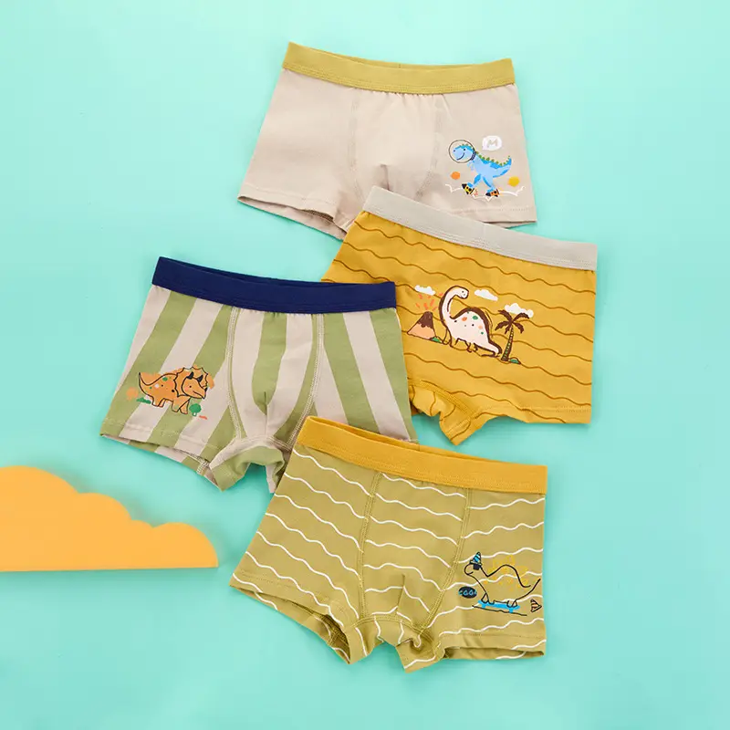 3D Boys Cartoon Underwear Cotton Boxers Small to XL