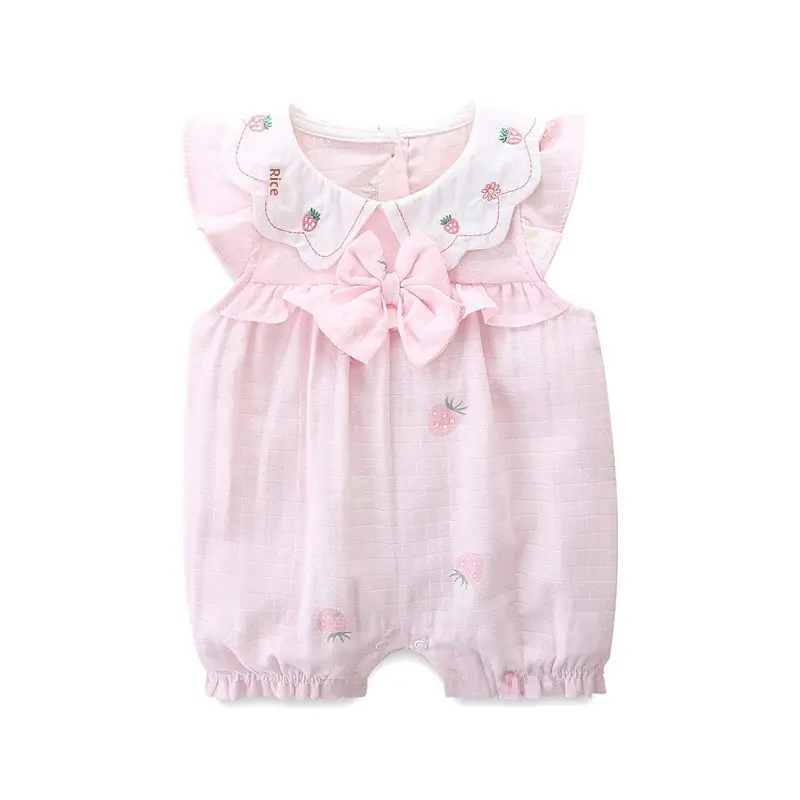 2025 Baby Girl Princess Flying Sleeve Wrap Dress