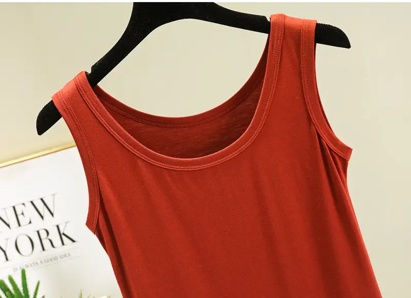 Women's U-Neck Sleeveless Camisole Modal Lavender — feature 23