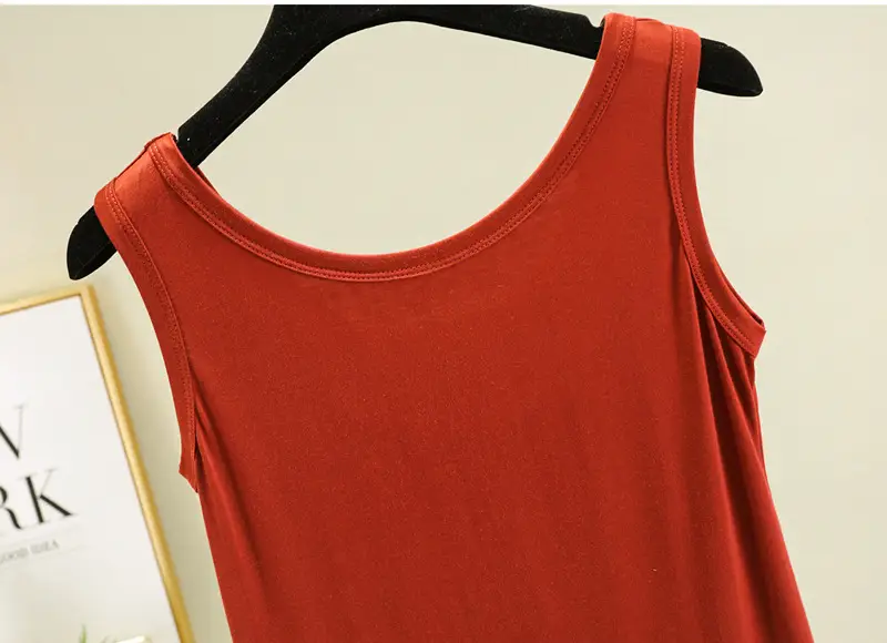 Women's U-Neck Sleeveless Camisole Modal Lavender — feature 27