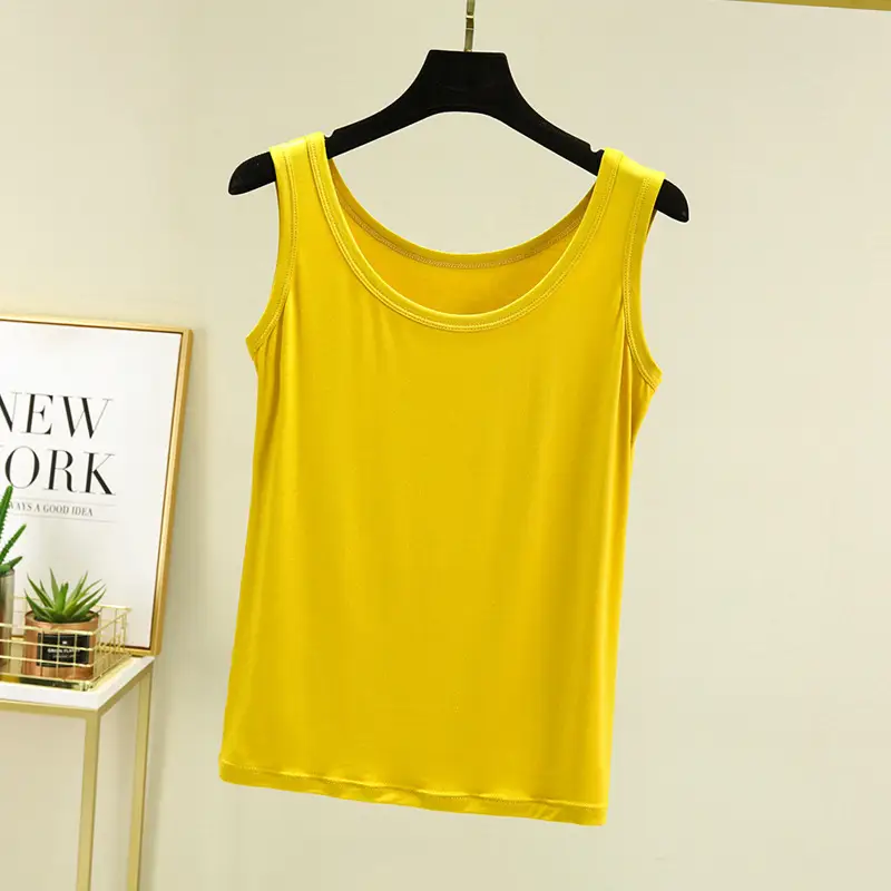 Women's U-Neck Sleeveless Camisole Modal Lavender - Image 2