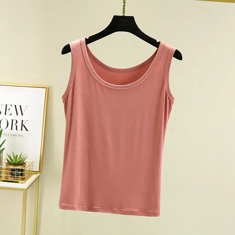 Women's U-Neck Sleeveless Camisole Modal Lavender - Image 4
