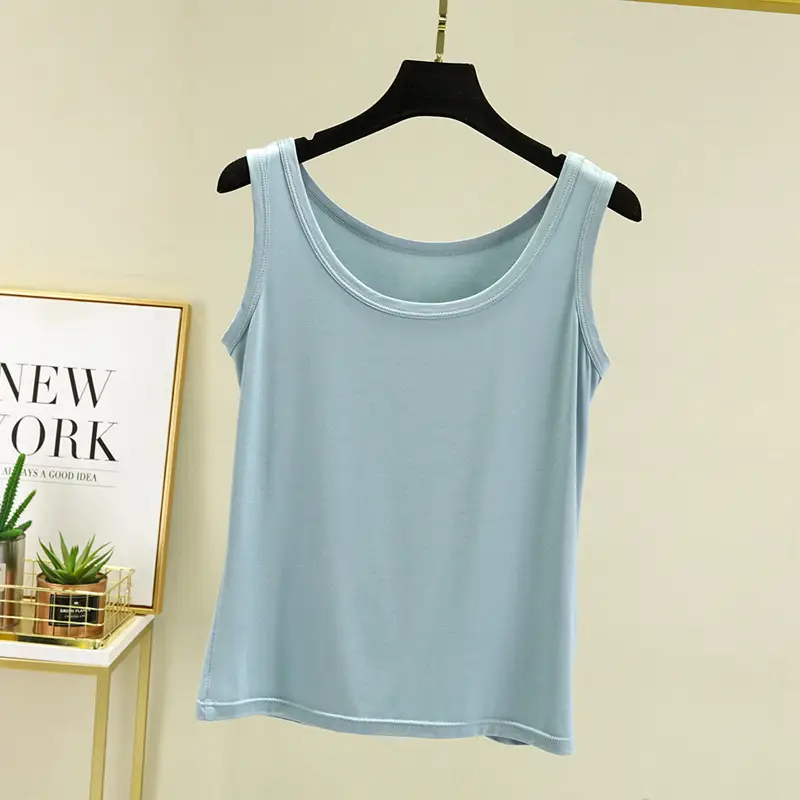 Women's U-Neck Sleeveless Camisole Modal Lavender - Image 7
