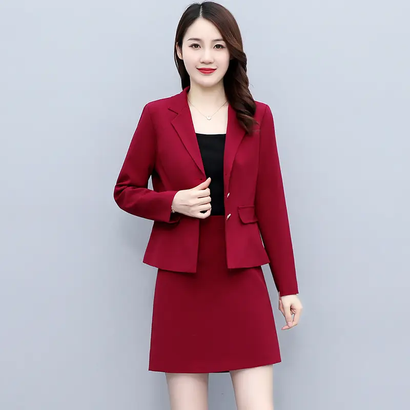 Women Black Slimming Two-Piece Suit Spring Autumn 2026 - Image 6