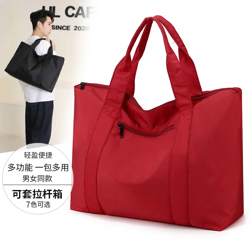 Black Oxford Shoulder Bag 2022 Large Travel Bag - Image 8