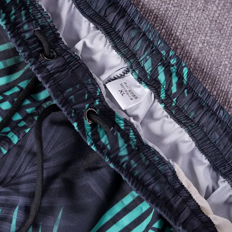 Men's Printed Beach Shorts Ice Silk Large — feature 10