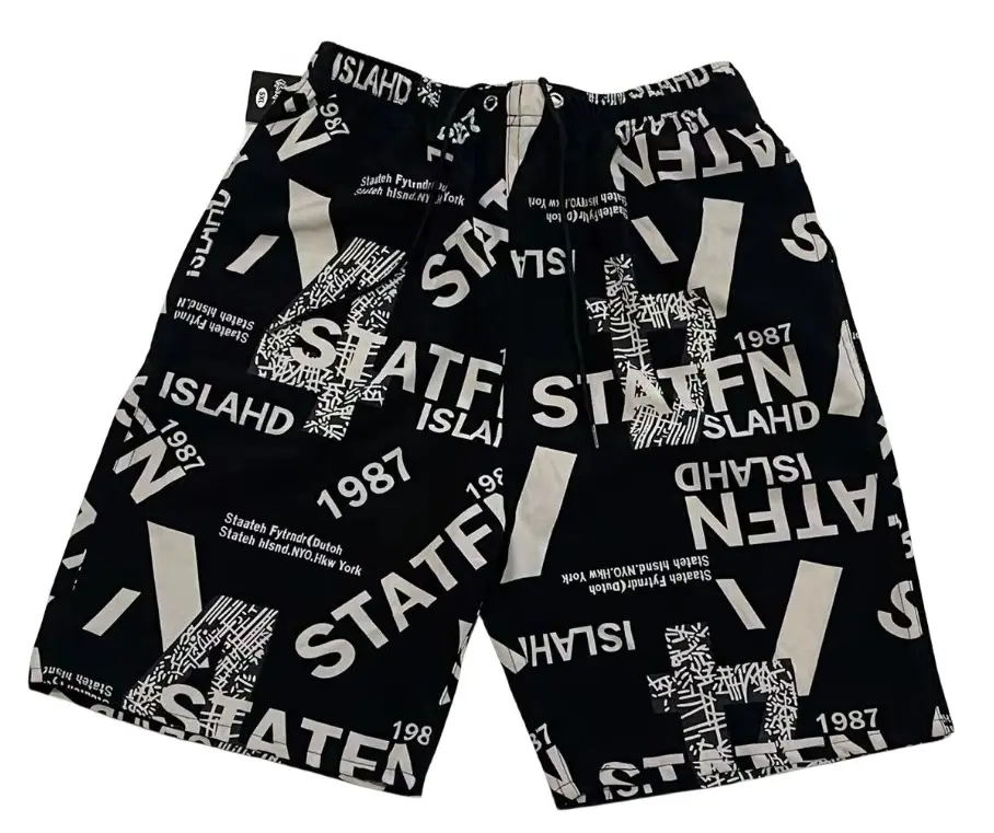 Men's Printed Beach Shorts Ice Silk Large - Image 24