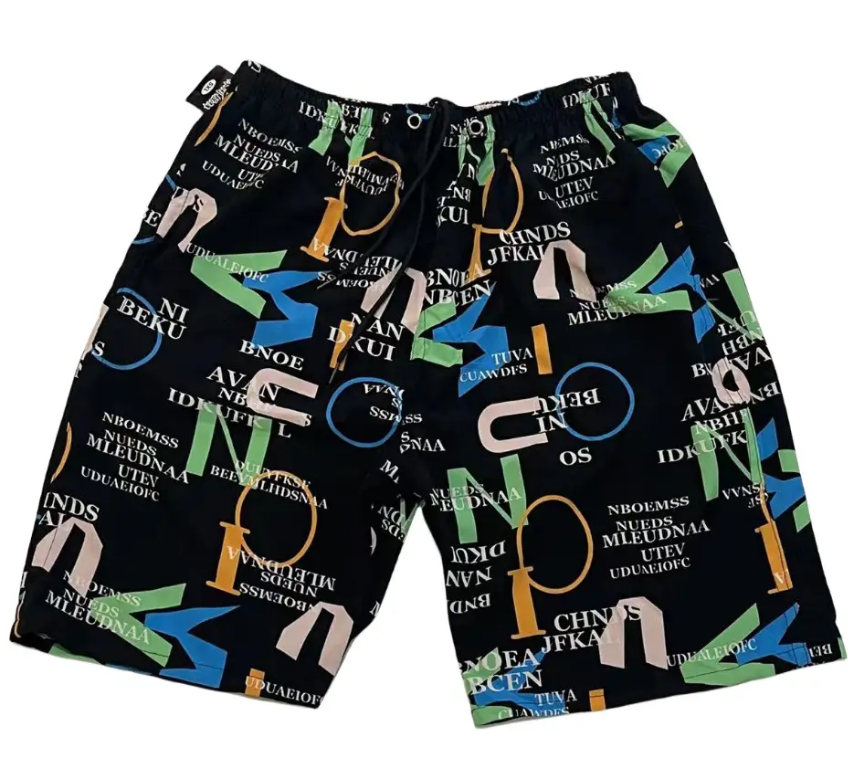 Men's Printed Beach Shorts Ice Silk Large - Image 25