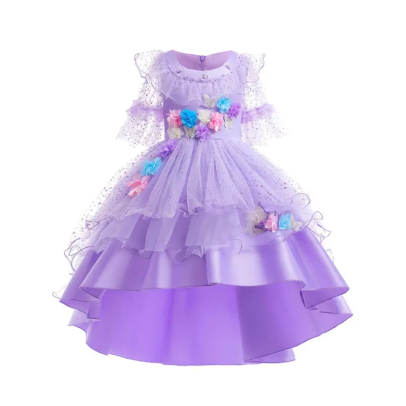 Purple Puffy Children's Dress for Halloween — feature 2