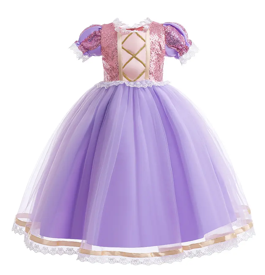 Pink Sparkly Princess Tutu Dress for Girls - Image 2