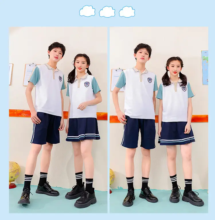 British Style Summer School Uniform for Kids — feature 15