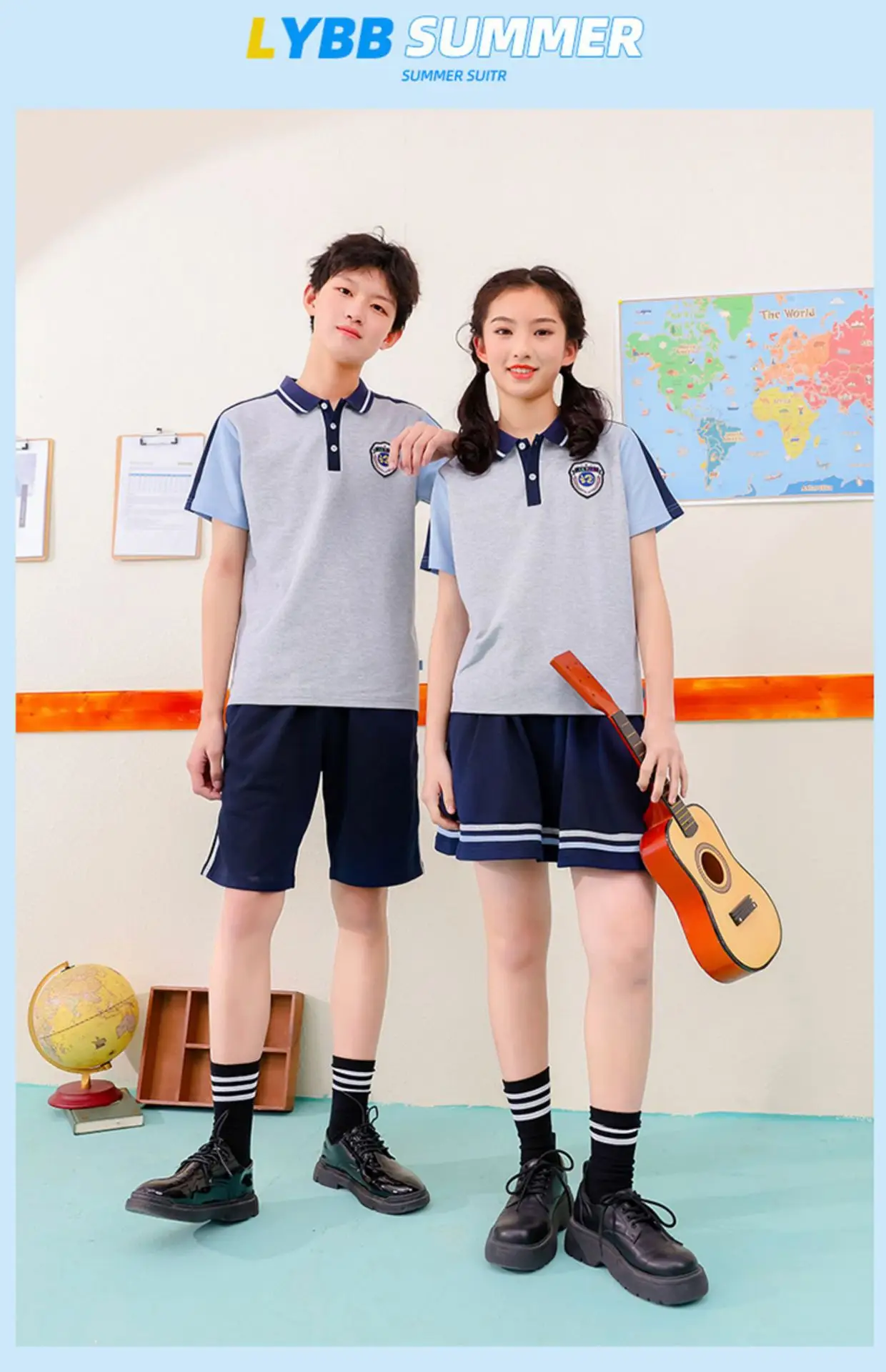 British Style Summer School Uniform for Kids — feature 16