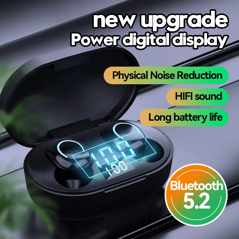 Bluetooth 5.3 Wireless Headset with Digital Display & Noise Reduction - Image 2