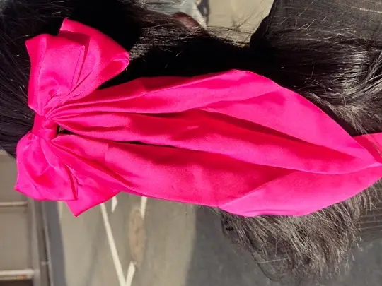Star Same Style Large Retro Ribbon Bow Hairpin Back Head Super Fairy Elegant Hairpin Spring Clip Hair Accessories - Image 19
