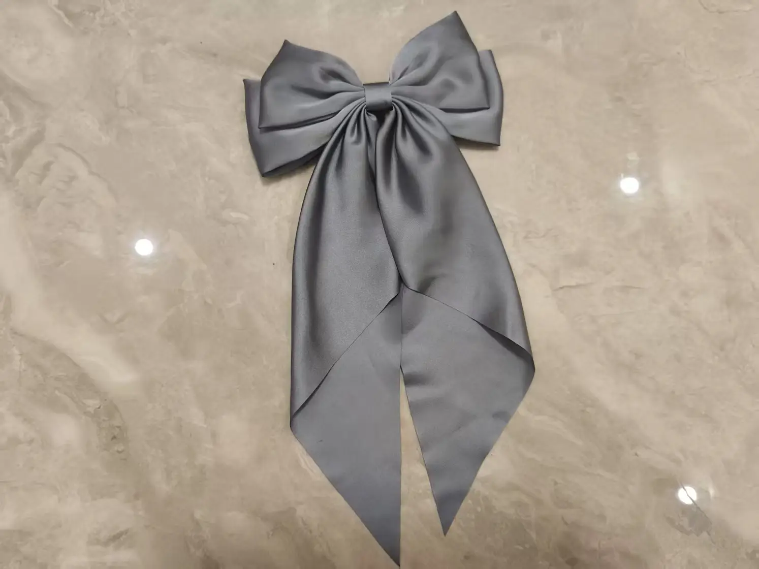 Star Same Style Large Retro Ribbon Bow Hairpin Back Head Super Fairy Elegant Hairpin Spring Clip Hair Accessories - Image 37