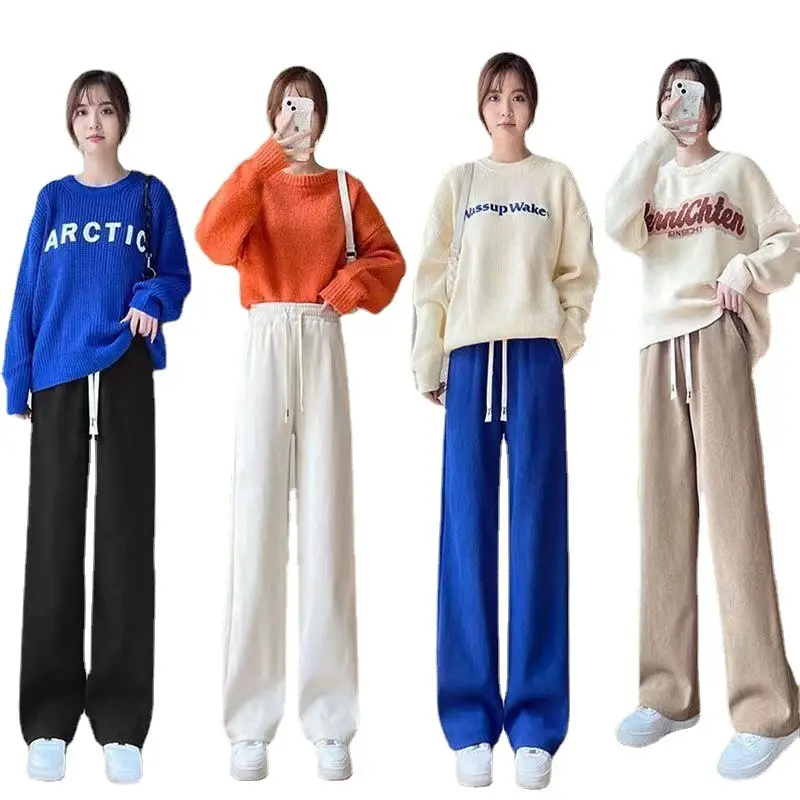 Women Fleece Lined Casual Pants Arctic Orange Beige - Image 10