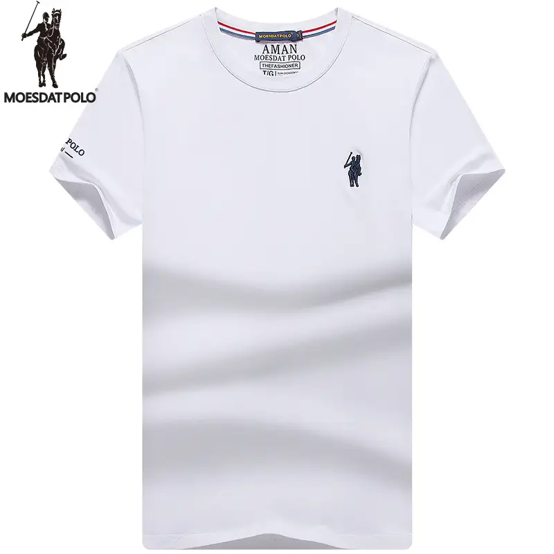 Paul Brand Men Navy Cotton T-Shirt Large Summer - Image 5