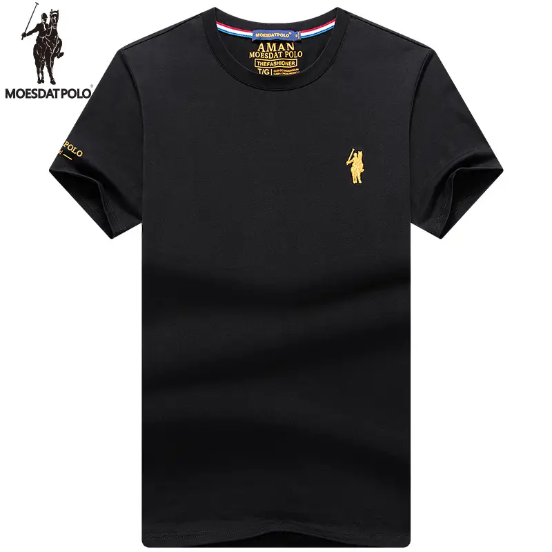 Paul Brand Men Navy Cotton T-Shirt Large Summer - Image 2