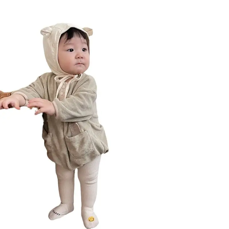 Korean Style Smiley Cotton Pants for Kids - Image 5