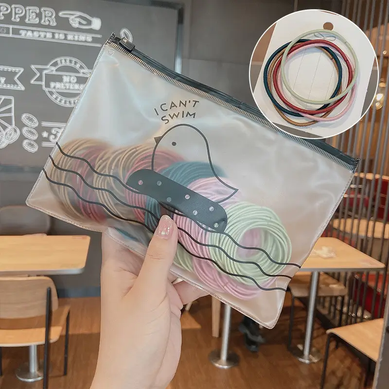 Korean Style Hair Rope Loop Band High Elastic Rubber - Image 18