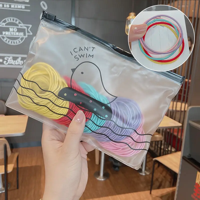 Korean Style Hair Rope Loop Band High Elastic Rubber - Image 19
