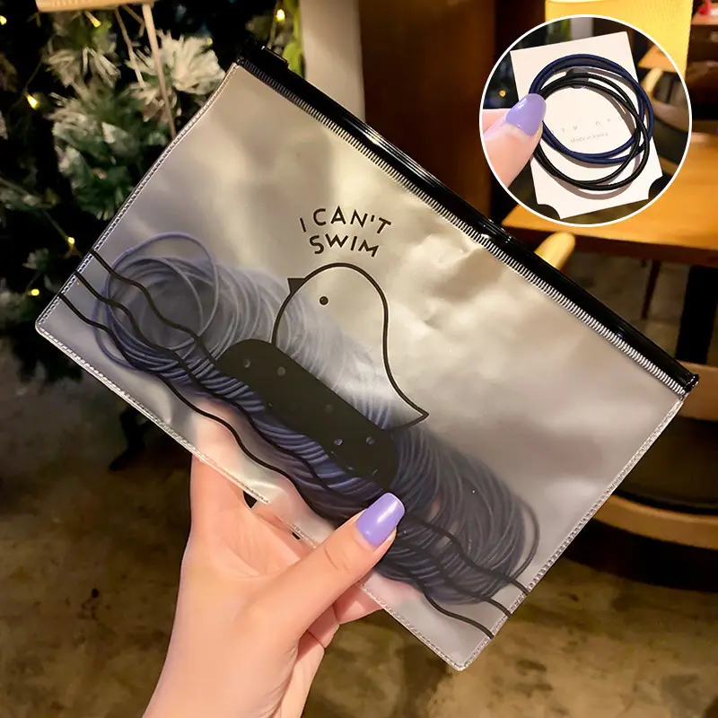 Korean Style Hair Rope Loop Band High Elastic Rubber - Image 12