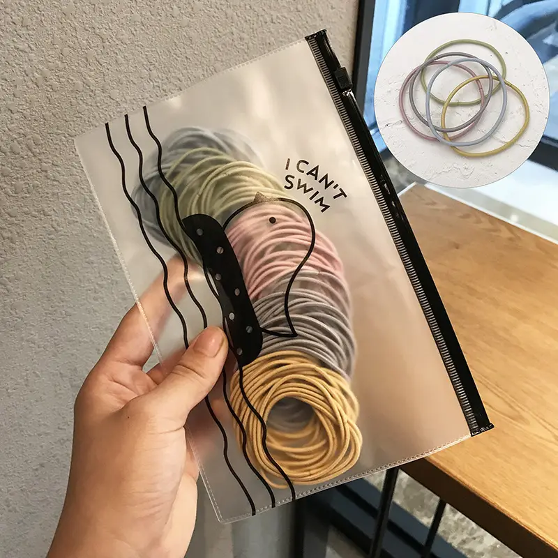Korean Style Hair Rope Loop Band High Elastic Rubber - Image 14