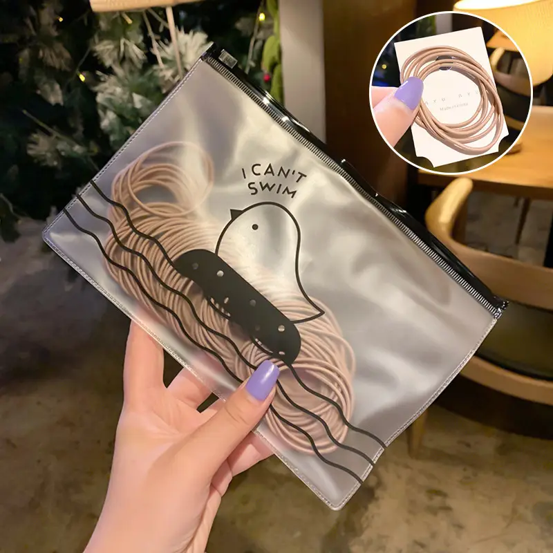 Korean Style Hair Rope Loop Band High Elastic Rubber - Image 6