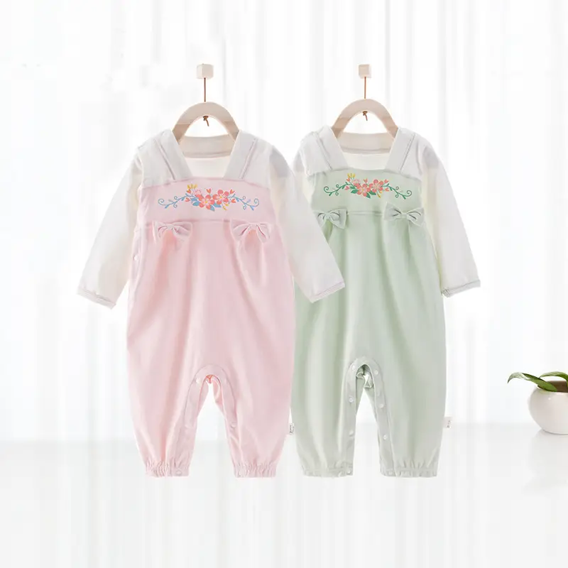 Baby Pure Cotton Jumpsuit Spring Fall Outing - Image 4