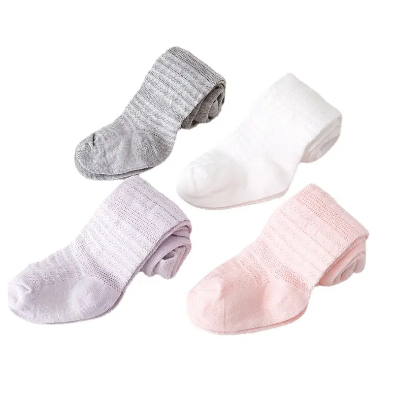 Baby Cotton Pantyhose Socks White Spring Summer - Image 12