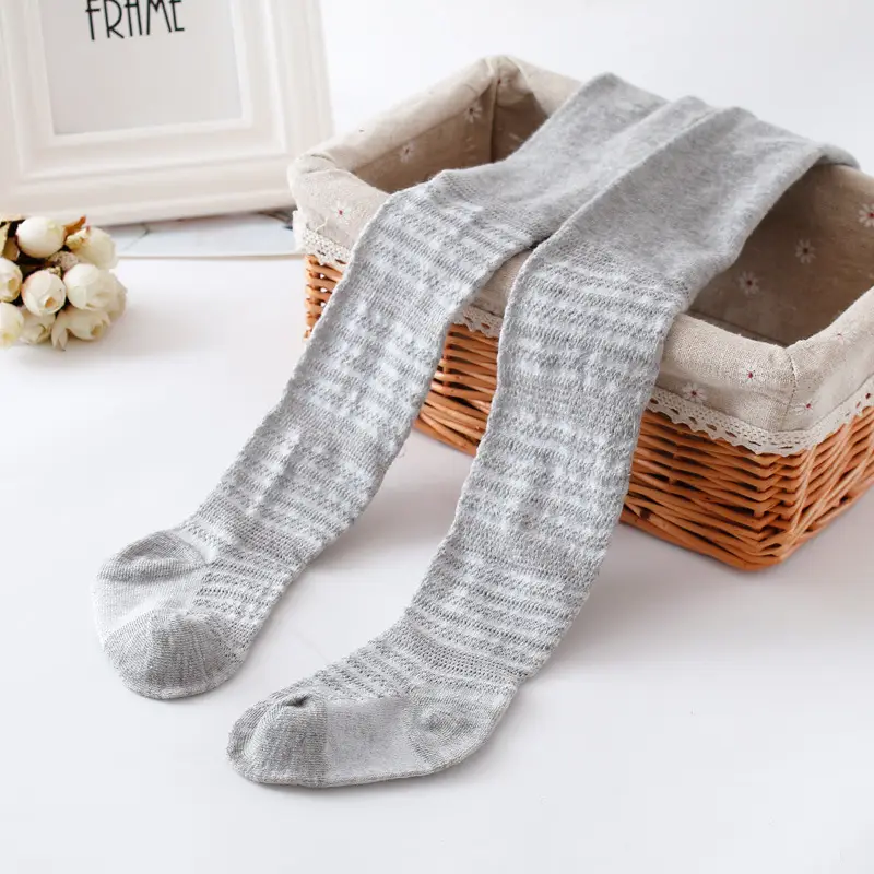 Baby Cotton Pantyhose Socks White Spring Summer - Image 5