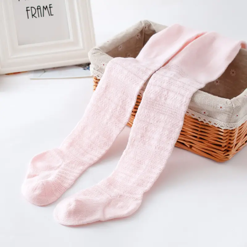 Baby Cotton Pantyhose Socks White Spring Summer - Image 6