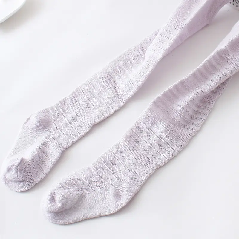 Baby Cotton Pantyhose Socks White Spring Summer - Image 7