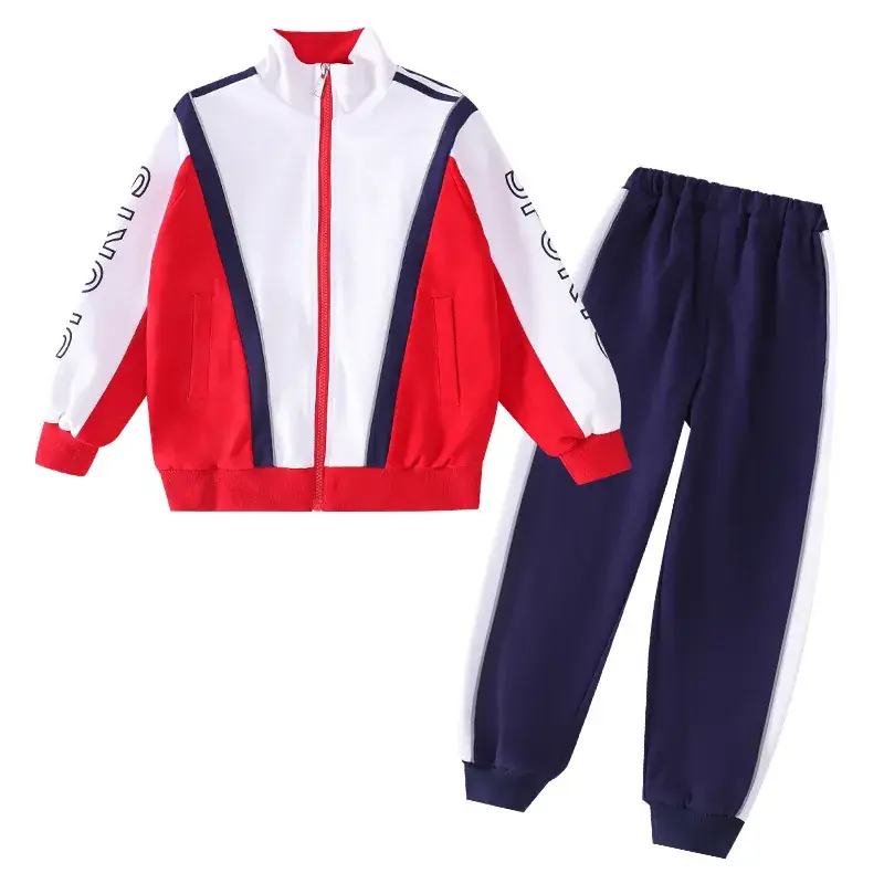 Kids Spring School Suit Yellow White Blue Primary School - Image 7