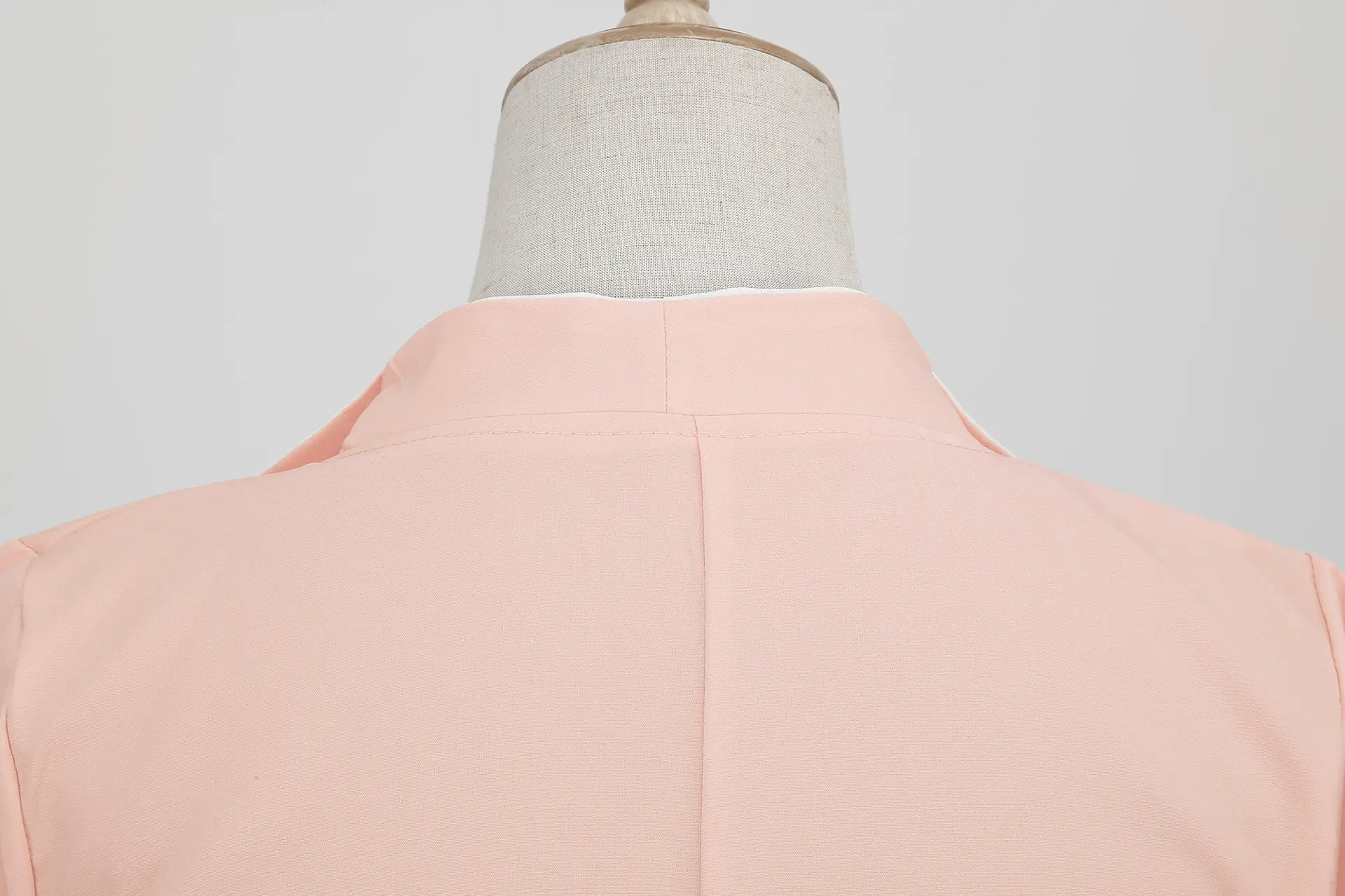 Light Blue 50s V-Neck Casual Dress Large — feature 32