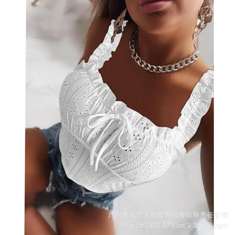 White Lace Vest for Women Summer Wear — feature 17