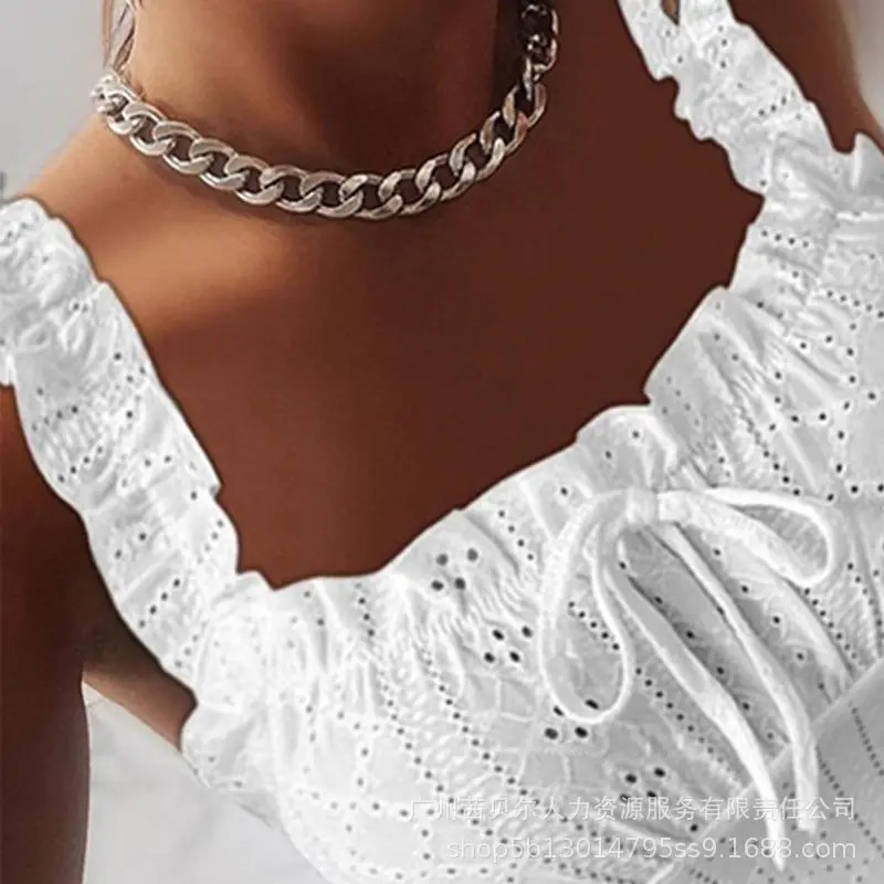 White Lace Vest for Women Summer Wear — feature 18